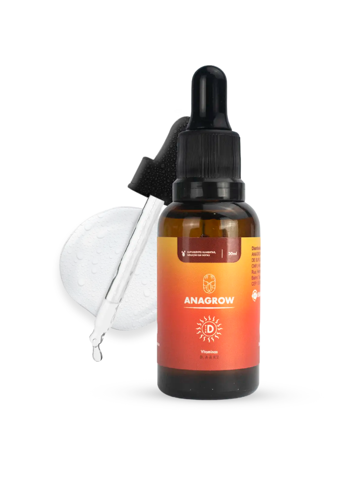Vitamina D2, A e K2 em Gotas - 30ml