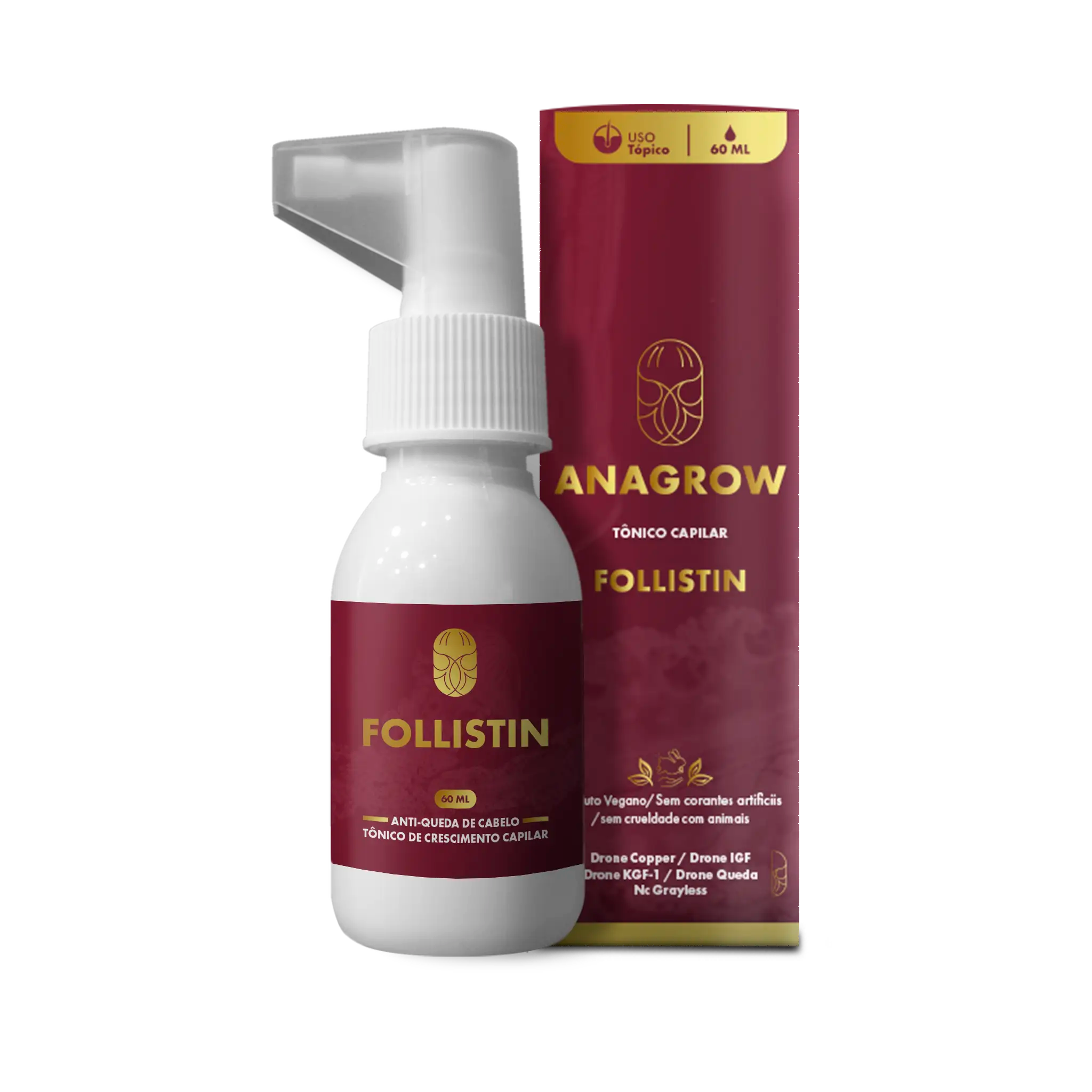 Kit Antiqueda e Crescimento Acelerado | FOLLISTIN + FERRITIN12
